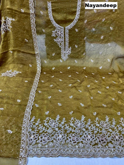 Niharika Nayandeep Moss Salwar Suits Wholesaler India