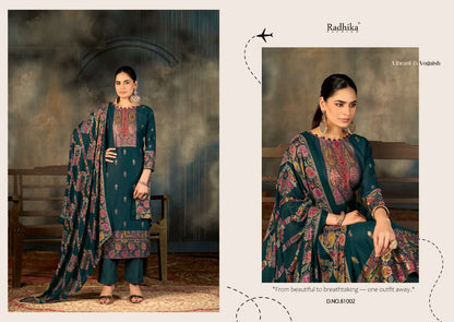 Niharika Radhika Fashion Azara Viscose Karachi Salwar Suits Wholesale Price