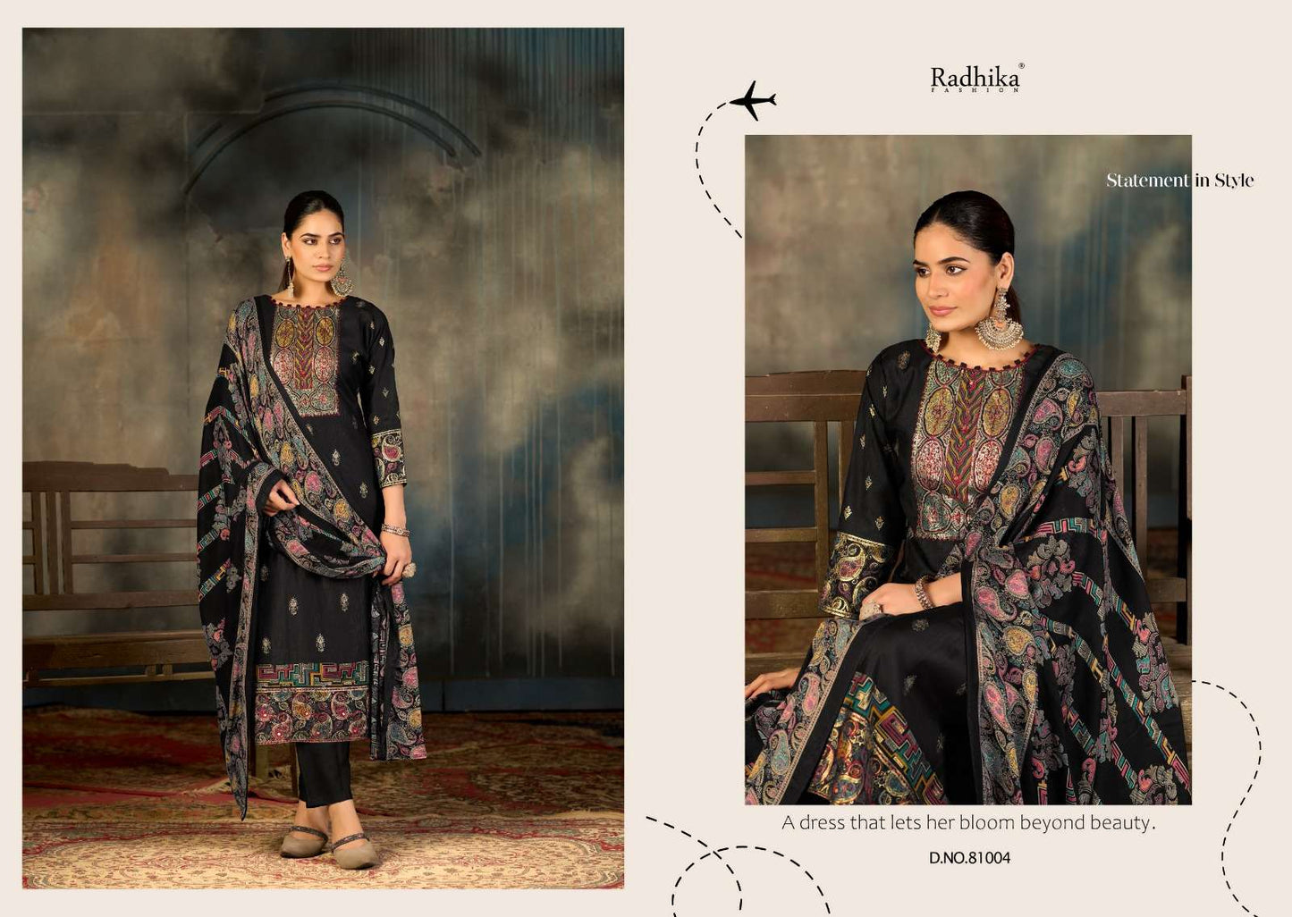 Niharika Radhika Fashion Azara Viscose Karachi Salwar Suits Wholesale Price