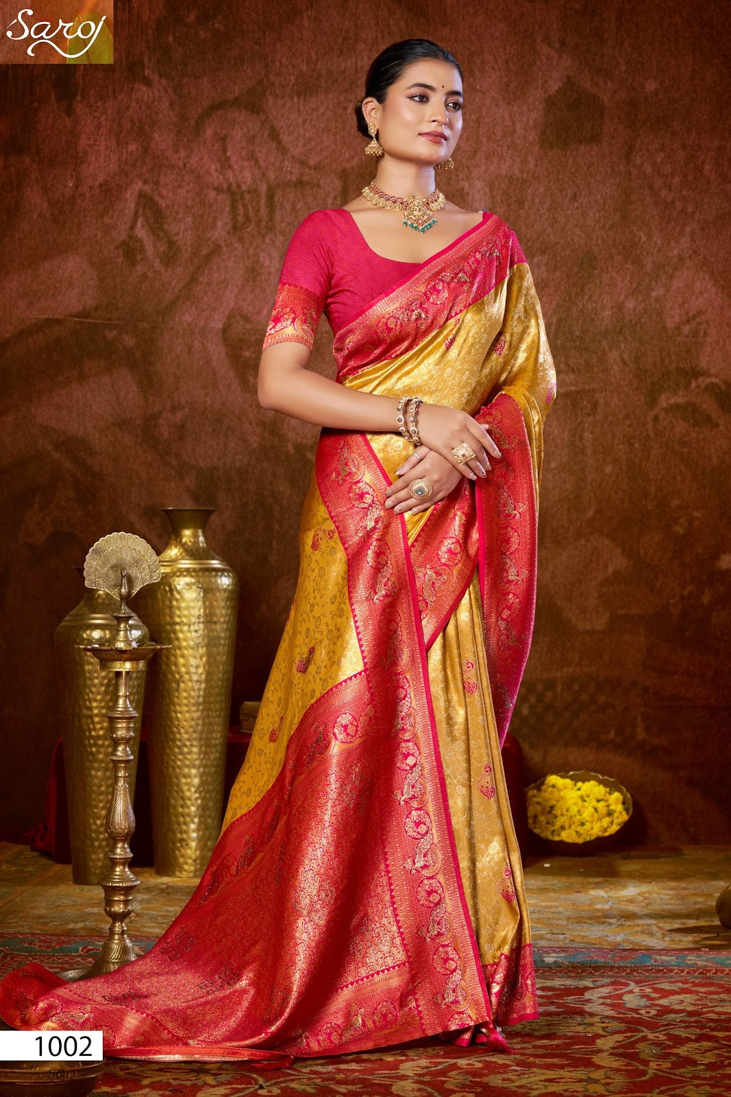Niharika Silk Saroski Vol 2 Saroj Sarees Exporter Gujarat