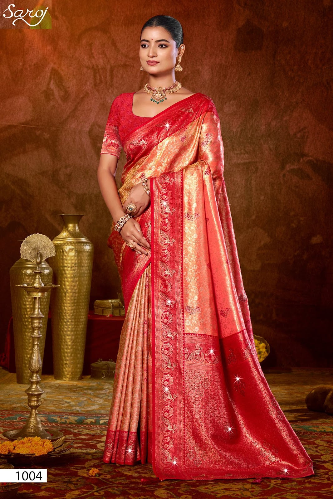 Niharika Silk Saroski Vol 2 Saroj Sarees Exporter Gujarat