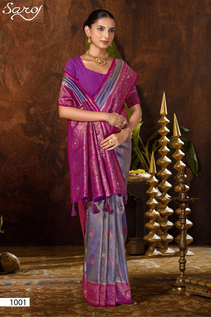Niharika Silk Saroski Vol 4 Saroj Sarees Wholesale