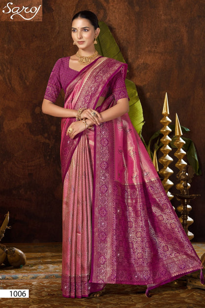 Niharika Silk Saroski Vol 4 Saroj Sarees Wholesale
