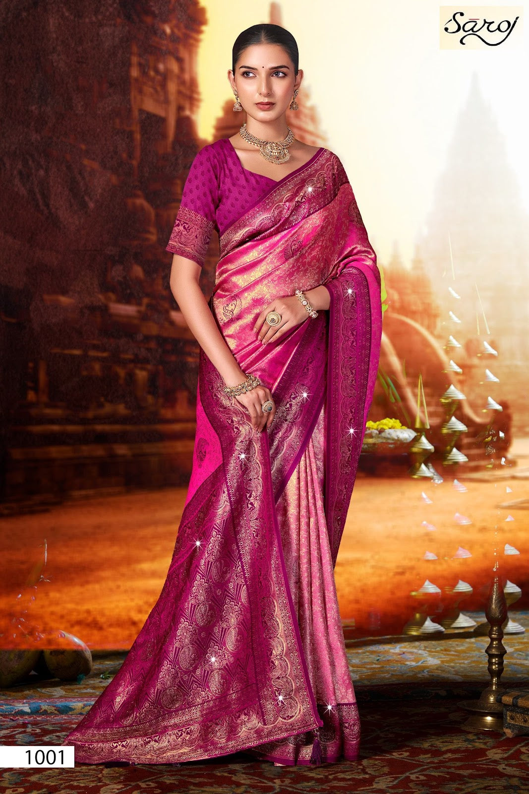 Niharika Silk Saroski Vol 5 Saroj Sarees Manufacturer