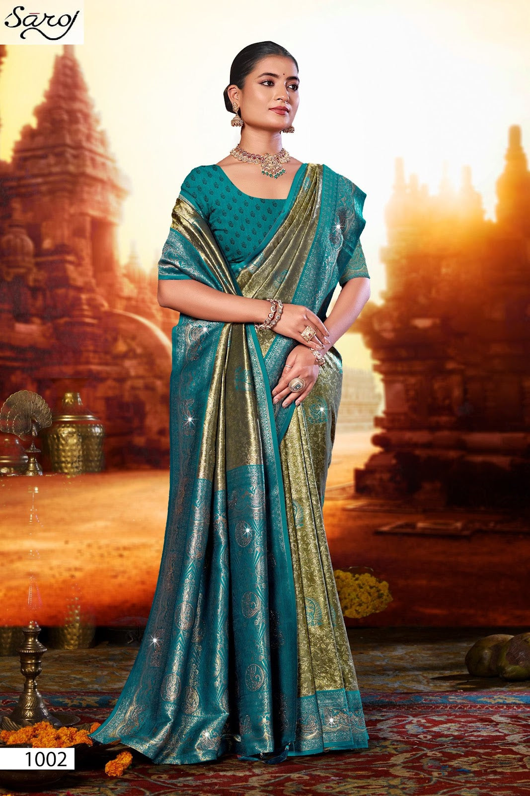Niharika Silk Saroski Vol 5 Saroj Sarees Manufacturer