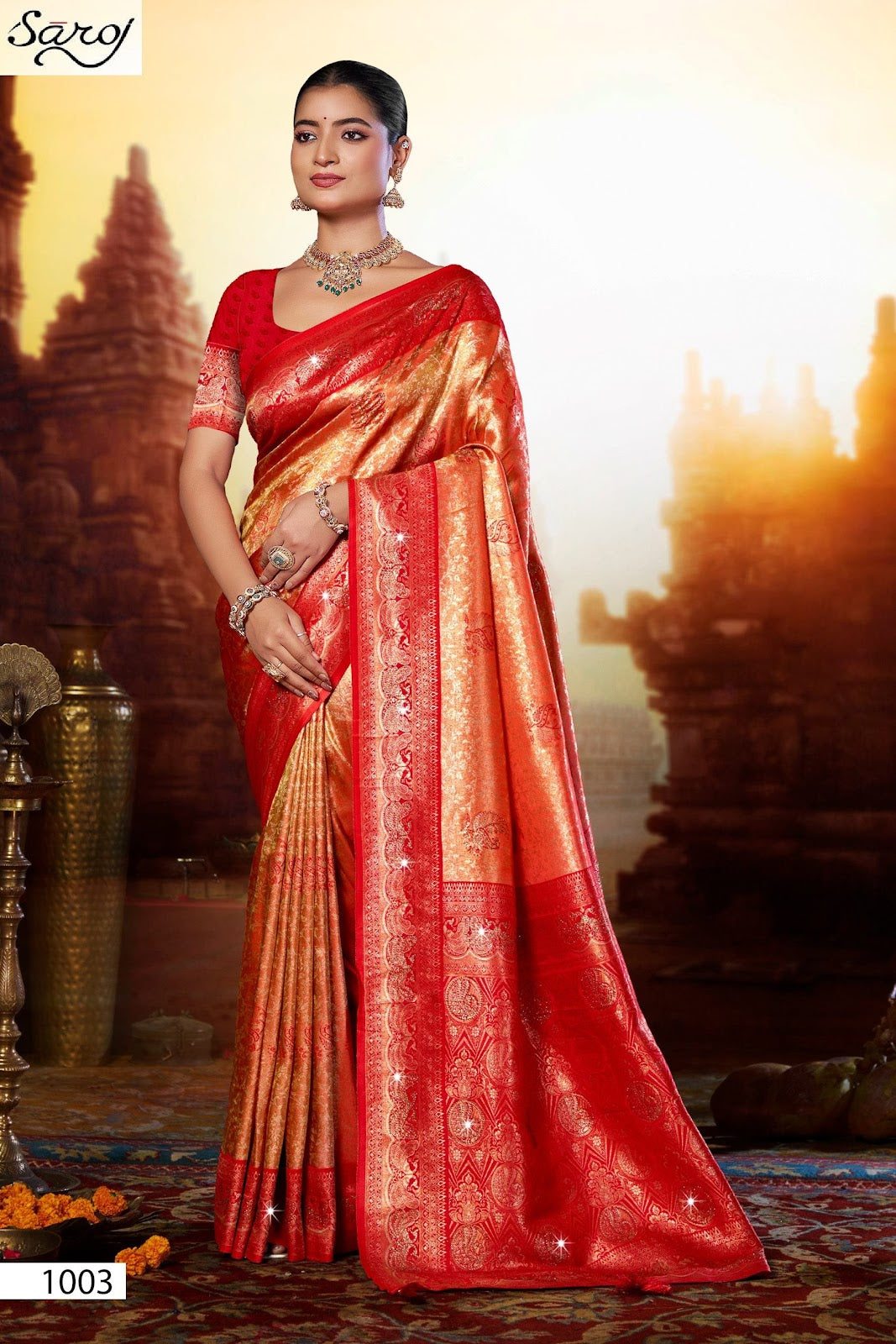 Niharika Silk Saroski Vol 5 Saroj Sarees Manufacturer