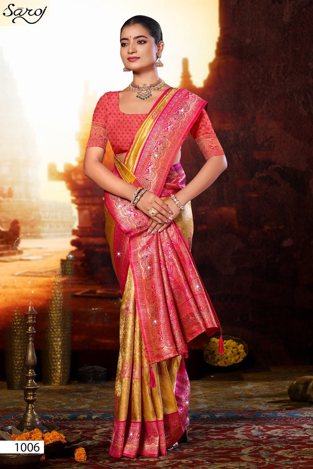 Niharika Silk Saroski Vol 5 Saroj Sarees Manufacturer