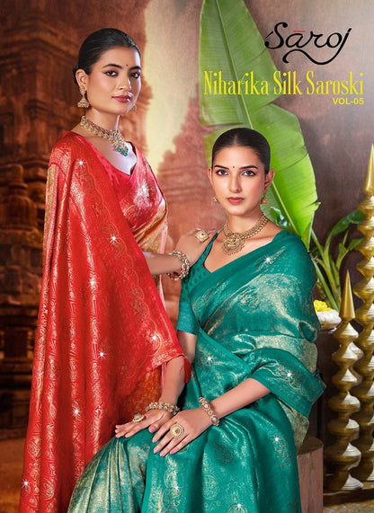 Niharika Silk Saroski Vol 5 Saroj Sarees Manufacturer