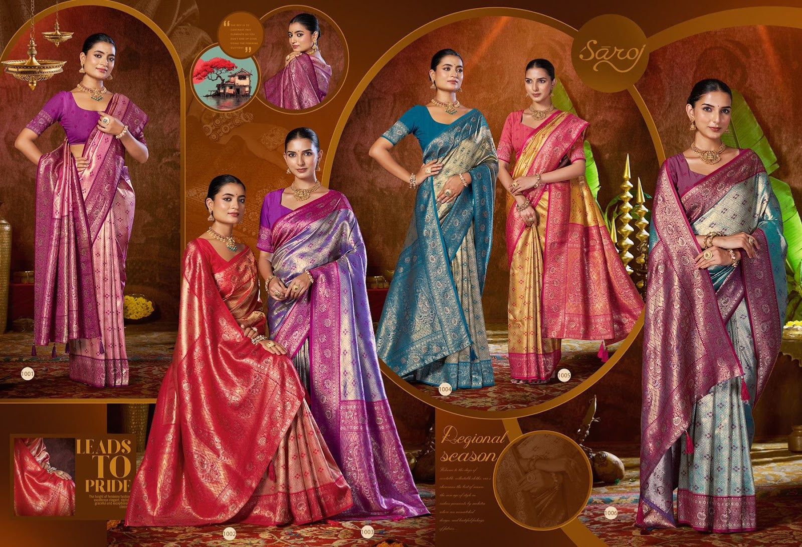 Niharika Silk Saroski Vol 6 Saroj Sarees Supplier