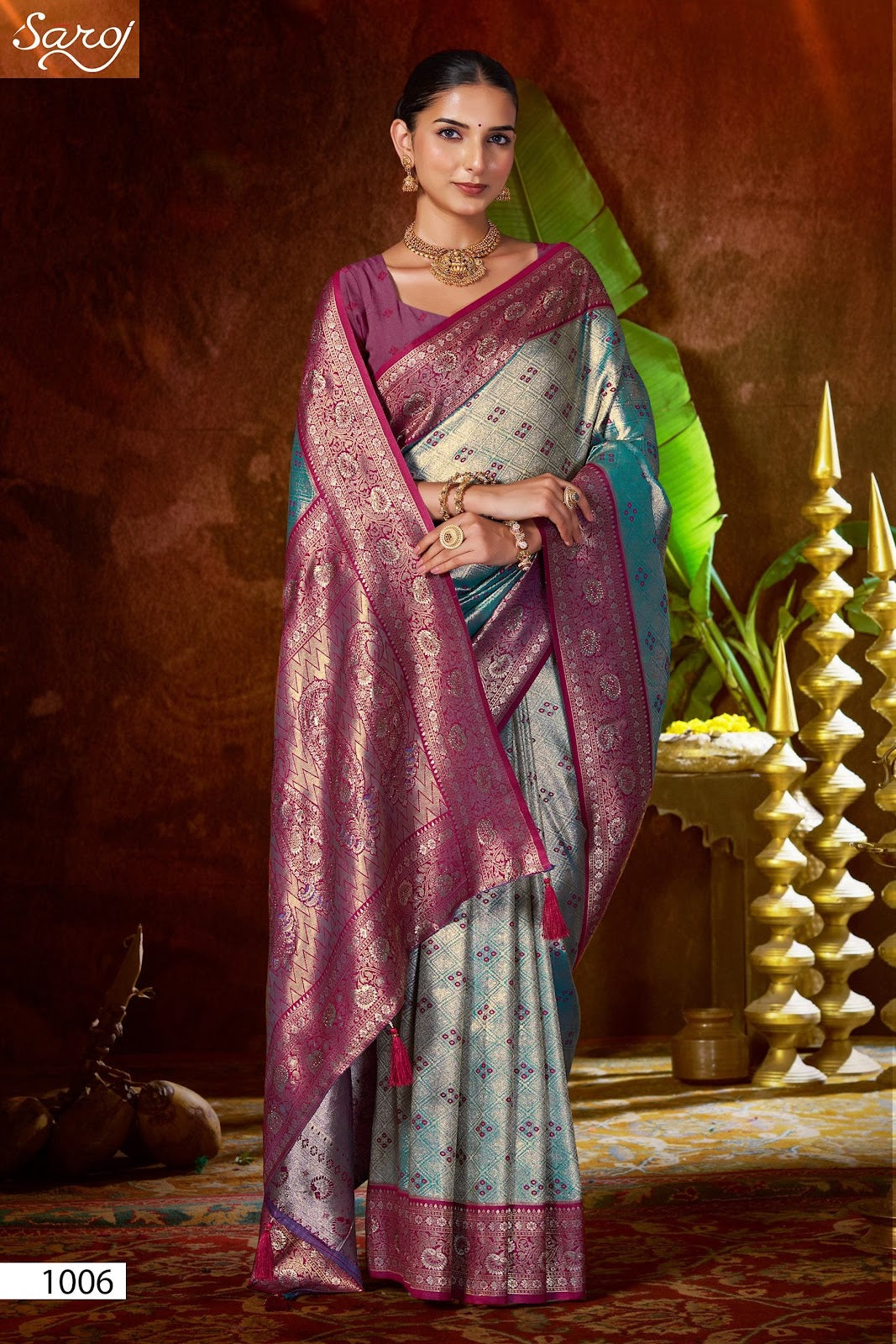 Niharika Silk Saroski Vol 6 Saroj Sarees Supplier