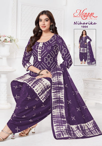 Niharika Vol 1 Mayur Creation Cotton Dress Material Supplier Gujarat