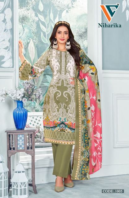 Niharika Vol 1 Vandana Creation Cotton Karachi Salwar Suits Wholesaler