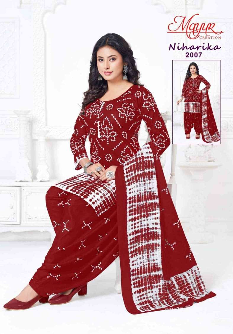 Niharika Vol 2 Mayur Creation Cotton Dress Material Exporter Gujarat
