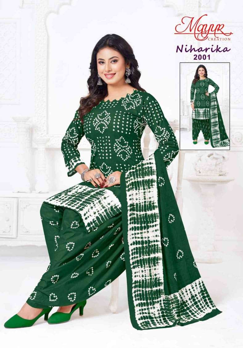 Niharika Vol 2 Mayur Creation Cotton Dress Material Exporter Gujarat