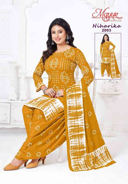 Niharika Vol 2 Mayur Creation Cotton Dress Material Exporter Gujarat
