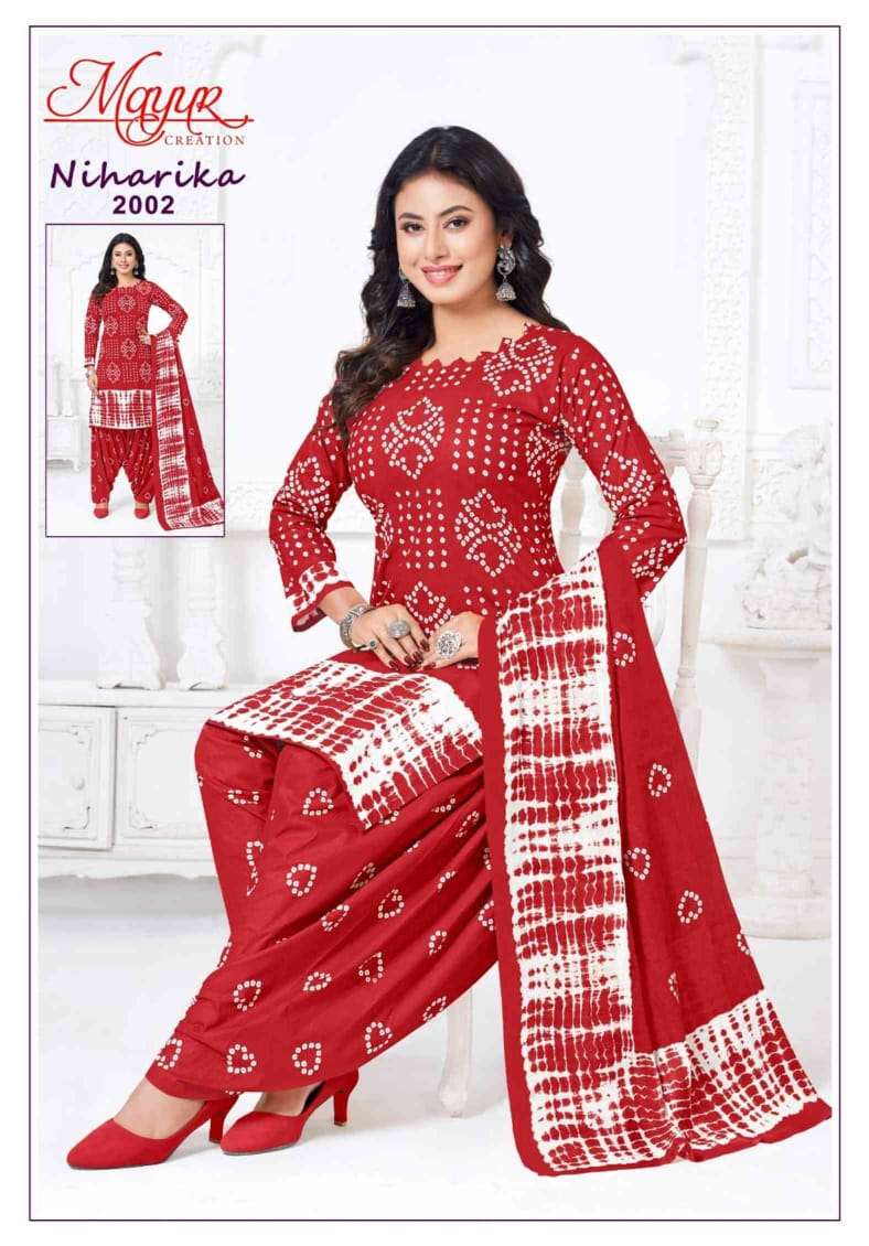 Niharika Vol 2 Mayur Creation Cotton Dress Material Exporter Gujarat