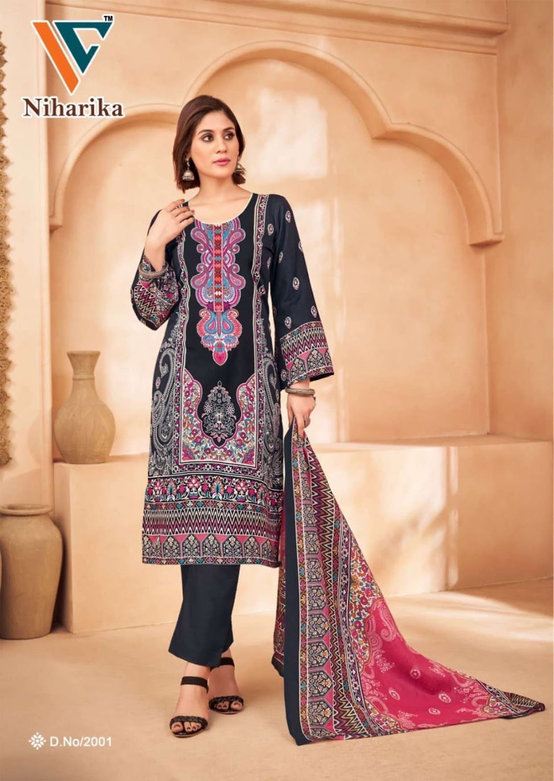 Niharika Vol 2 Vandana Creation Cotton Karachi Salwar Suits Manufacturer