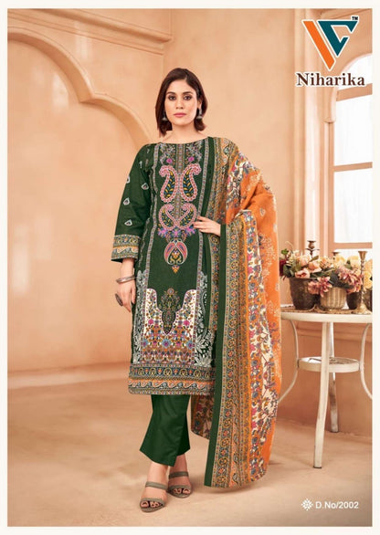 Niharika Vol 2 Vandana Creation Cotton Karachi Salwar Suits Manufacturer
