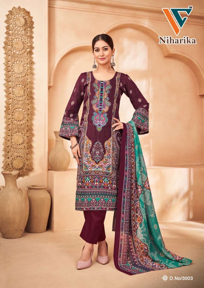 Niharika Vol 2 Vandana Creation Cotton Karachi Salwar Suits Manufacturer