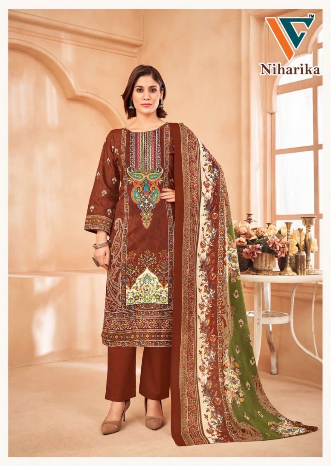 Niharika Vol 2 Vandana Creation Cotton Karachi Salwar Suits Manufacturer