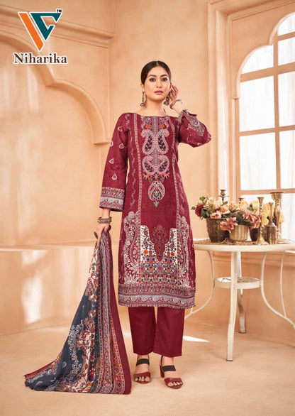 Niharika Vol 2 Vandana Creation Cotton Karachi Salwar Suits Manufacturer