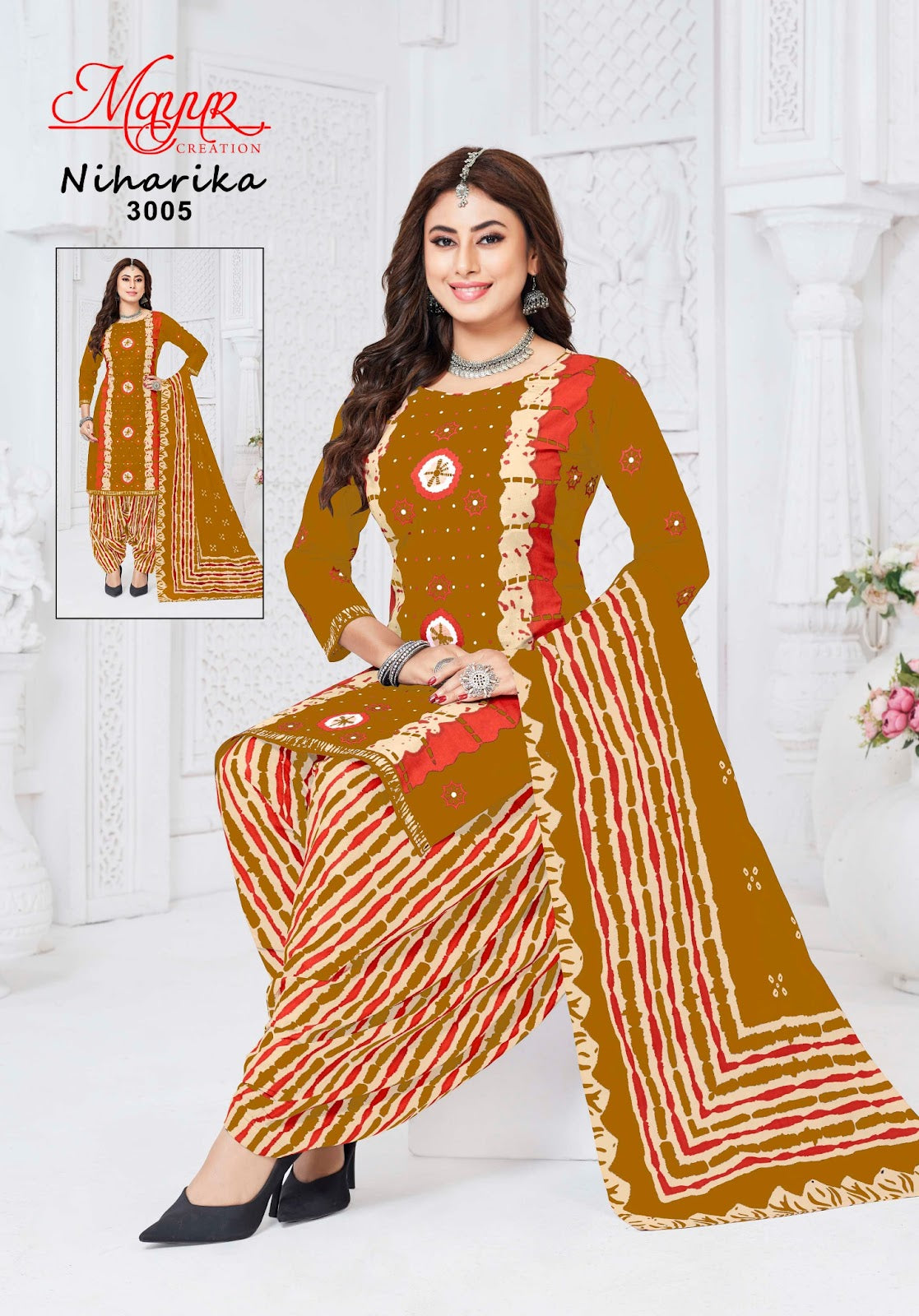 Niharika Vol 3 Mayur Creation Cotton Dress Material Wholesale