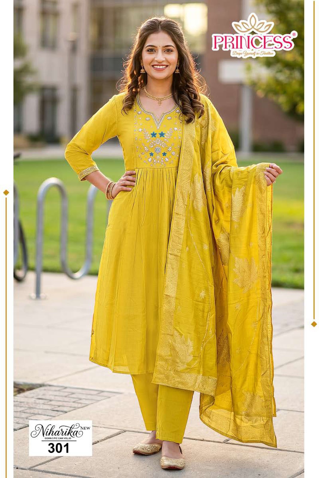 Niharika Vol 3 Princess Creation Vatican Readymade Anarkali Suits Exporter