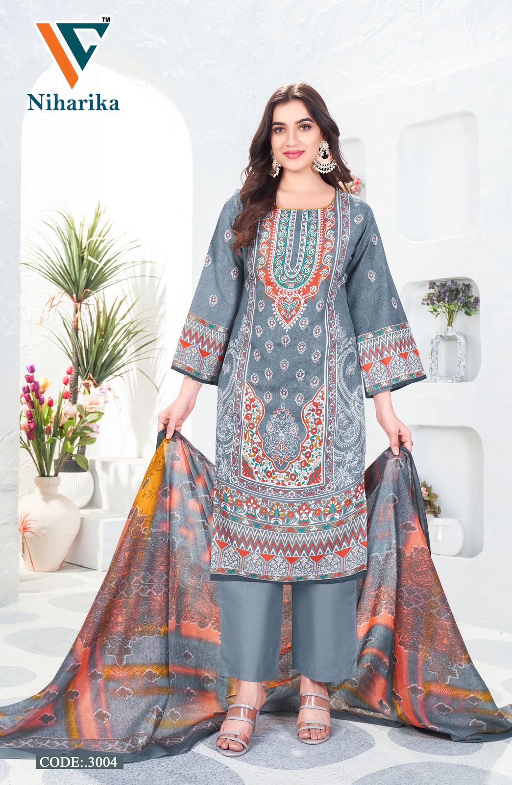 Niharika Vol 3 Vandana Creation Cotton Karachi Salwar Suits Exporter