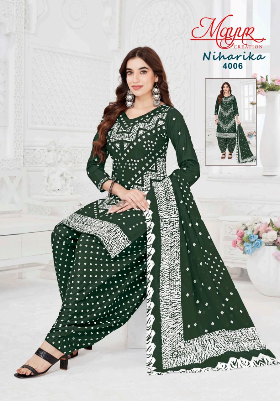 Niharika Vol 4 Mayur Creation Cotton Dress Material Supplier