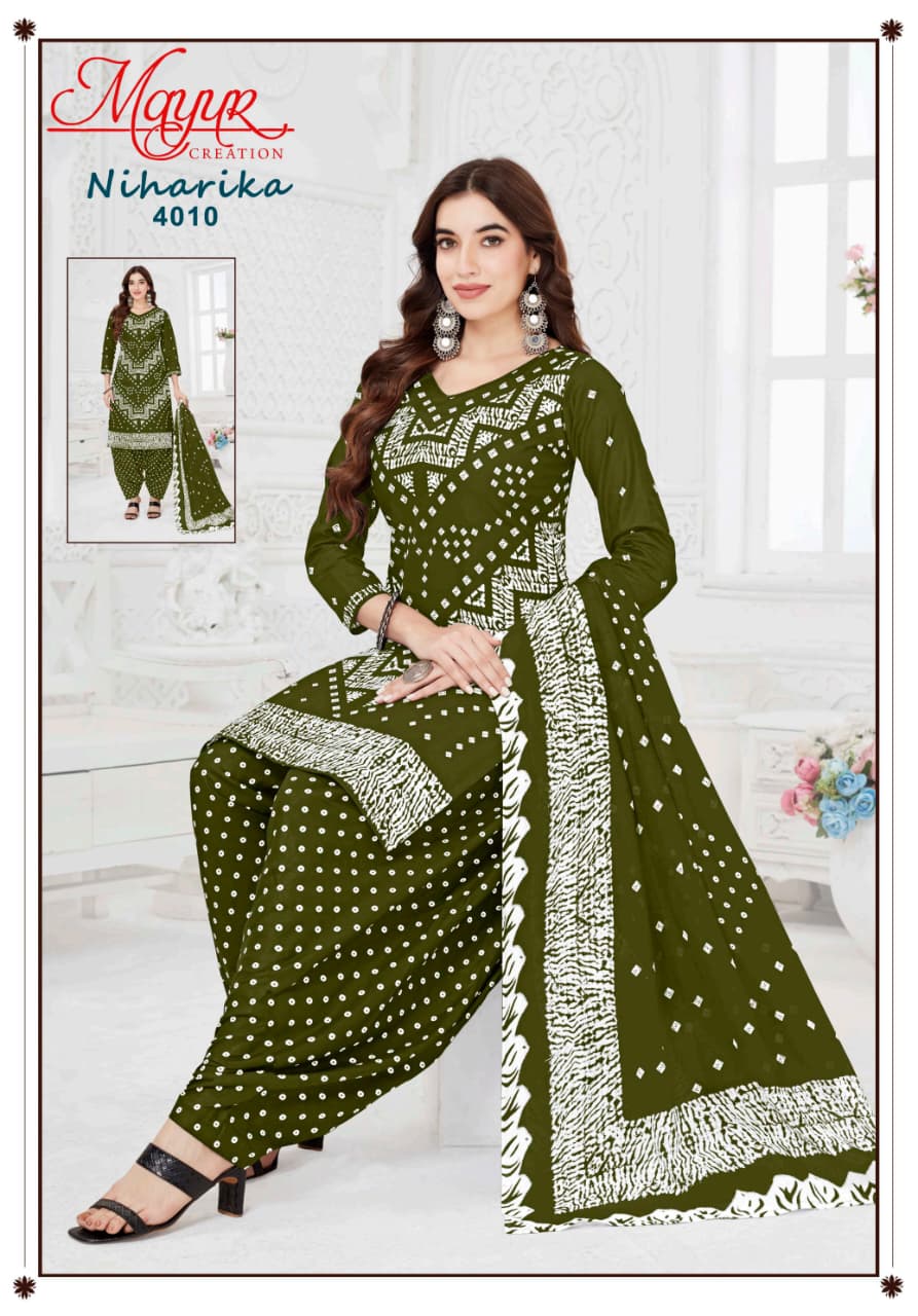 Niharika Vol 4 Mayur Creation Cotton Dress Material Supplier