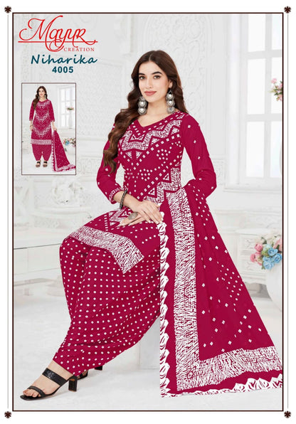 Niharika Vol 4 Mayur Creation Cotton Dress Material Supplier