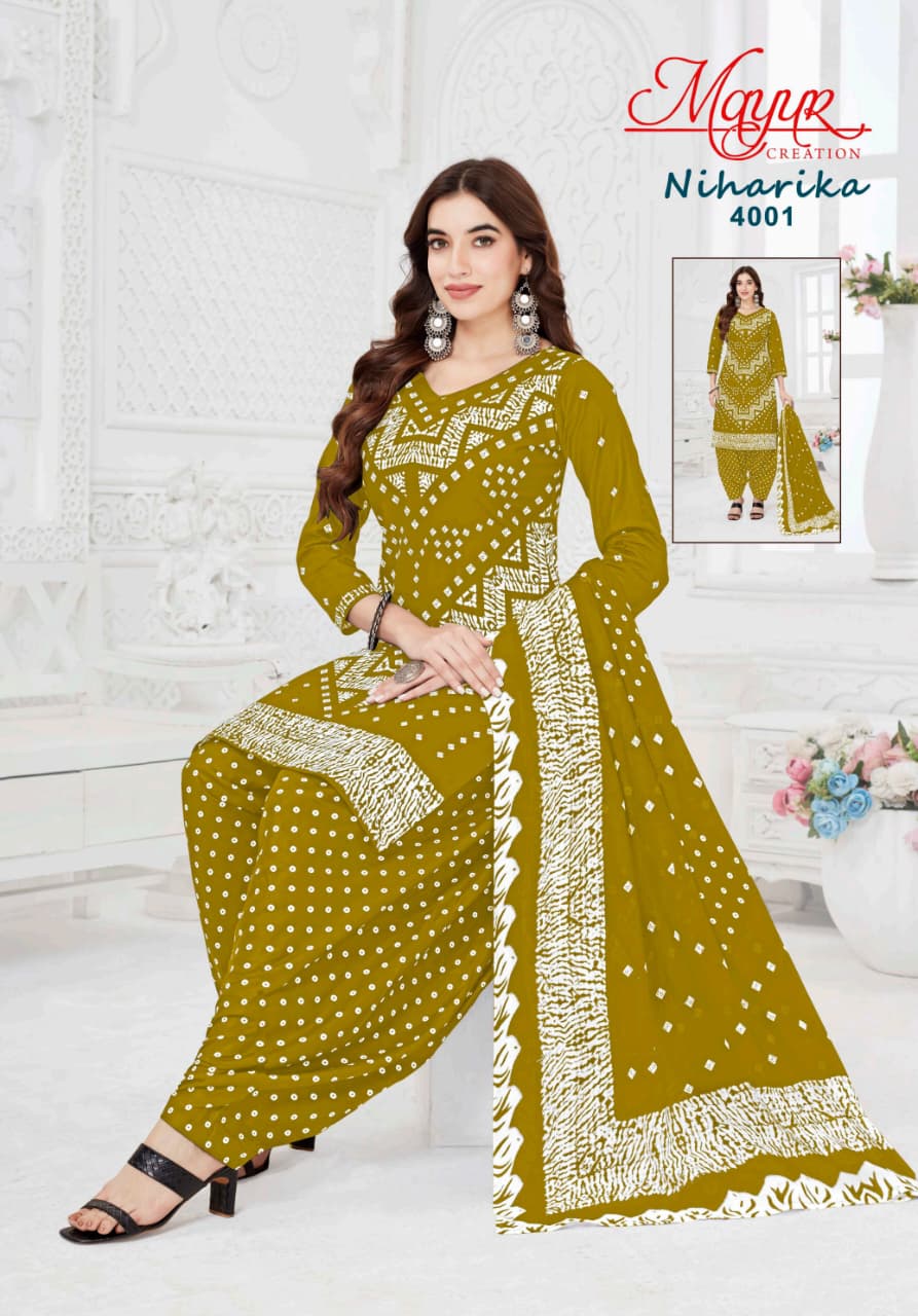 Niharika Vol 4 Mayur Creation Cotton Dress Material Supplier