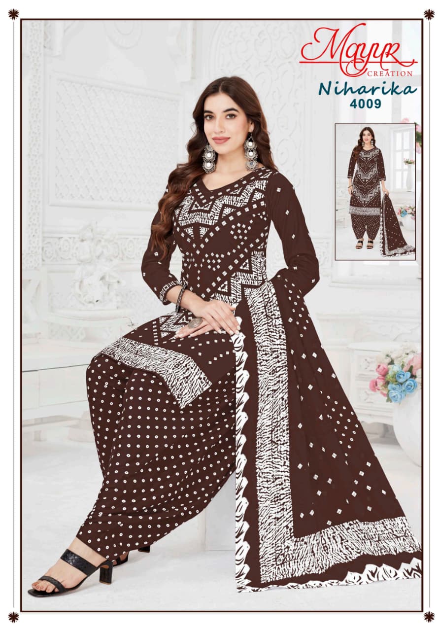 Niharika Vol 4 Mayur Creation Cotton Dress Material Supplier