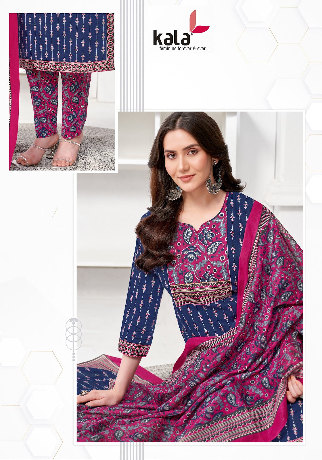 Niharika Vol 5 Kala Pure Cotton Cotton Dress Material Manufacturer India