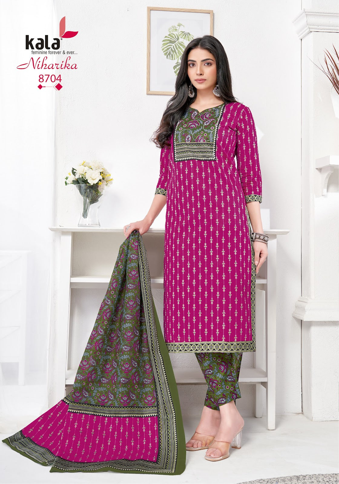 Niharika Vol 5 Kala Pure Cotton Cotton Dress Material Manufacturer India