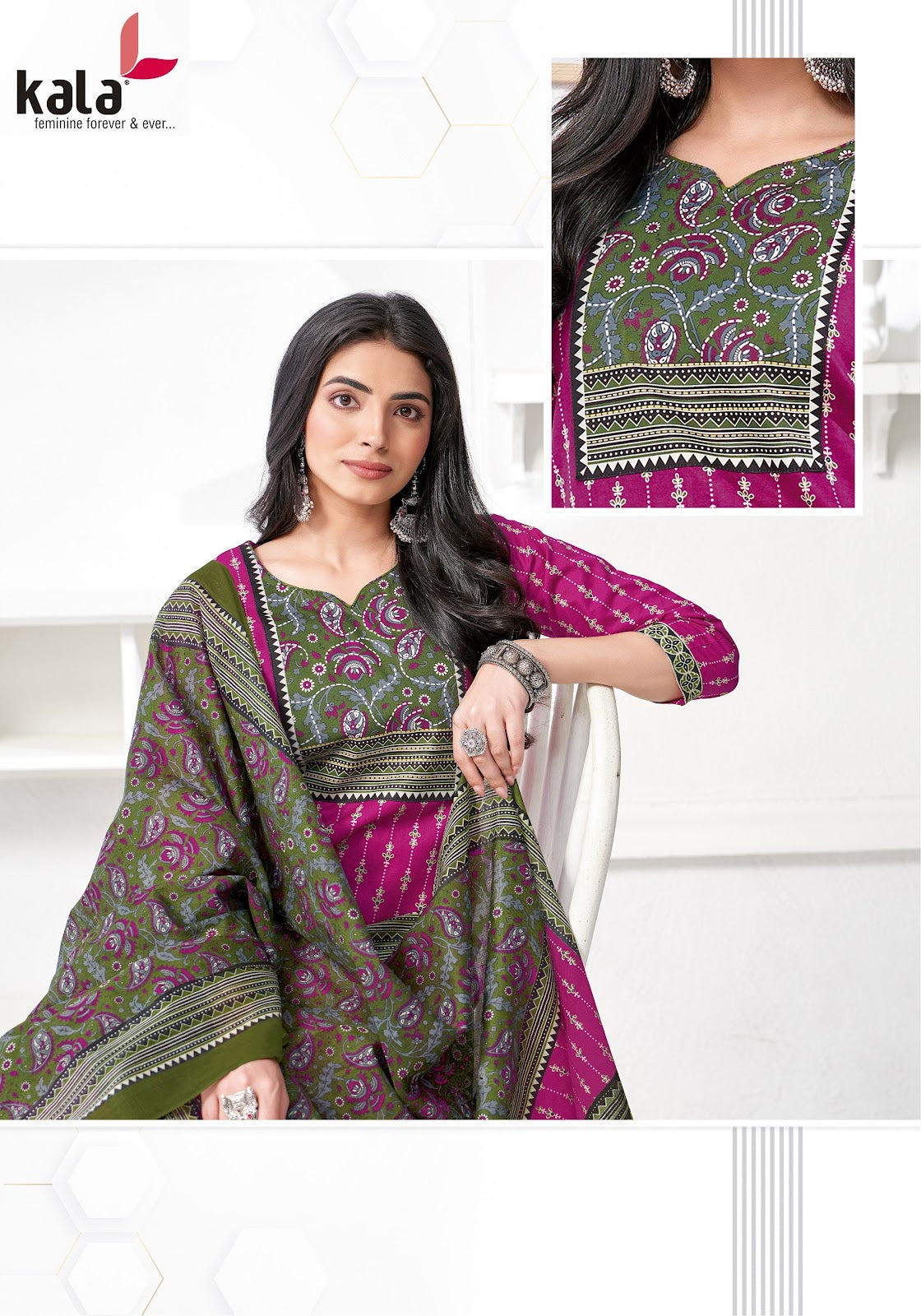 Niharika Vol 5 Kala Pure Cotton Cotton Dress Material Manufacturer India