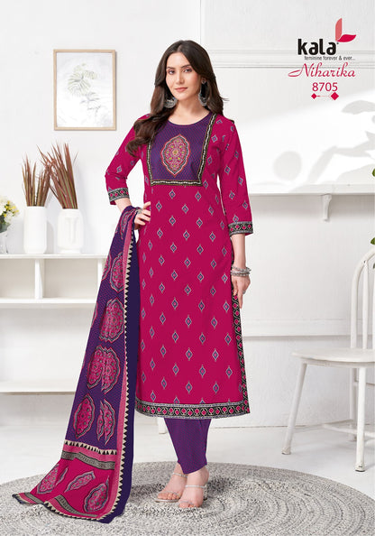 Niharika Vol 5 Kala Pure Cotton Cotton Dress Material Manufacturer India