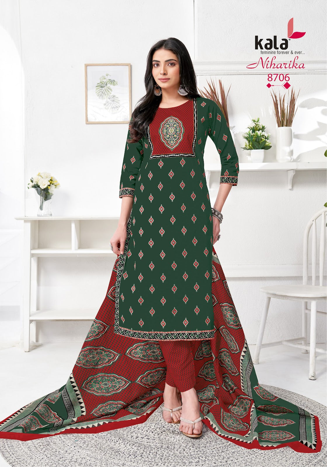 Niharika Vol 5 Kala Pure Cotton Cotton Dress Material Manufacturer India
