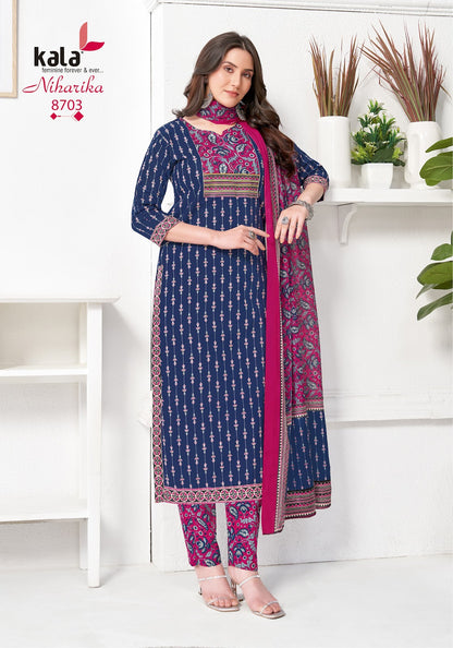 Niharika Vol 5 Kala Pure Cotton Cotton Dress Material Manufacturer India