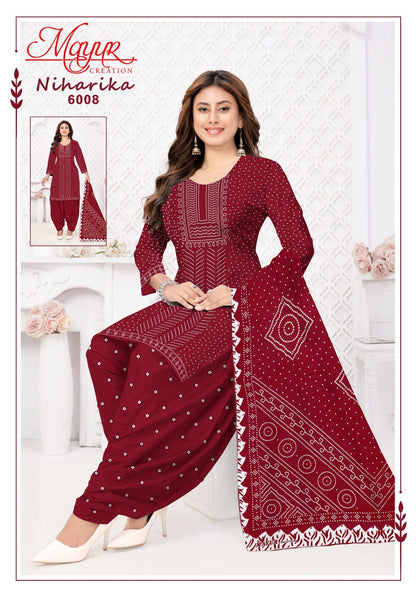 Niharika Vol 6 Mayur Creation Cotton Dress Material Exporter Ahmedabad