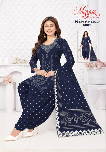 Niharika Vol 6 Mayur Creation Cotton Dress Material Exporter Ahmedabad