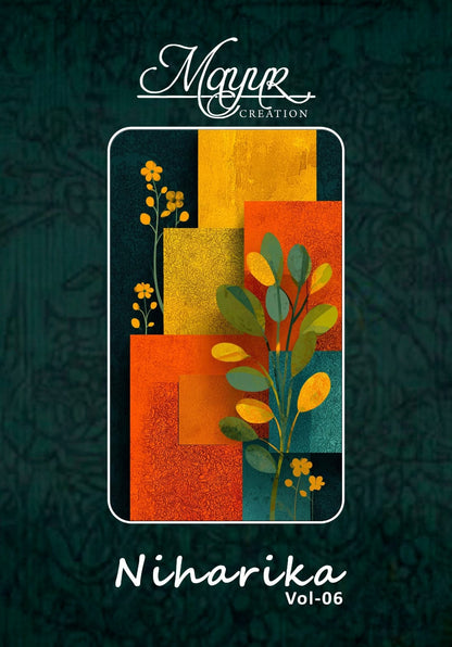 Niharika Vol 6 Mayur Creation Cotton Dress Material Exporter Ahmedabad