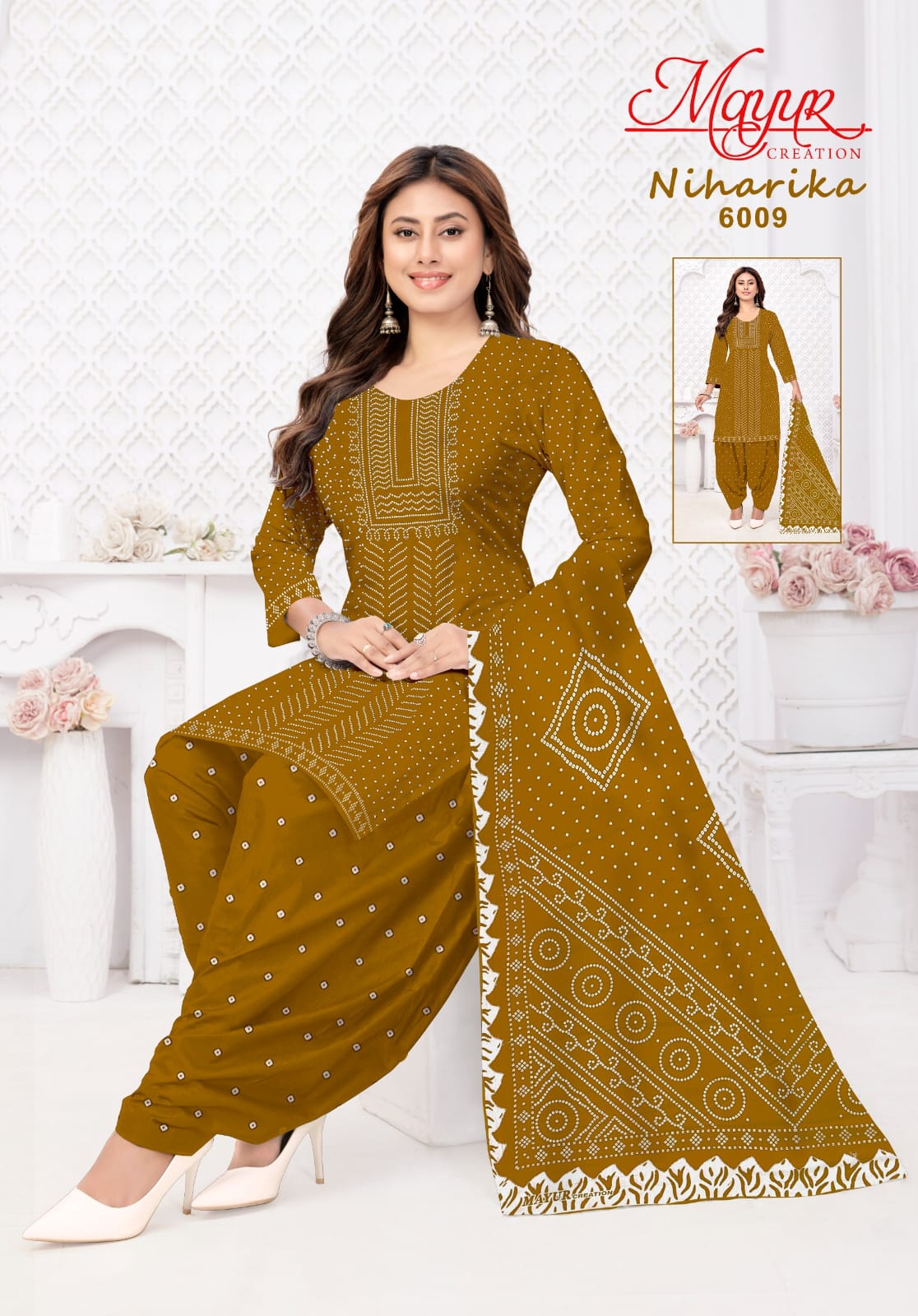 Niharika Vol 6 Mayur Creation Cotton Dress Material Exporter Ahmedabad