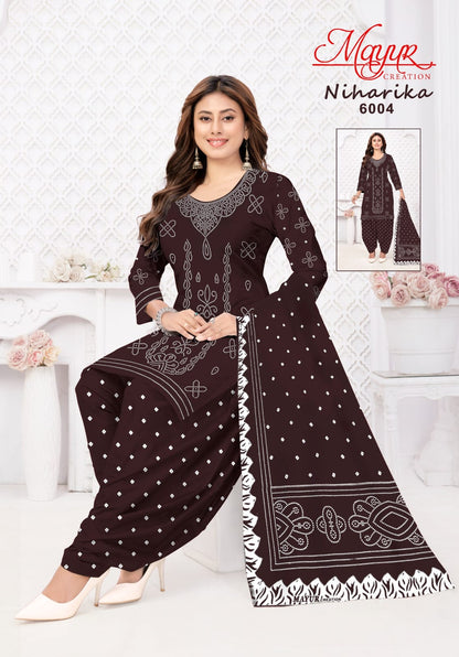 Niharika Vol 6 Mayur Creation Cotton Dress Material Exporter Ahmedabad