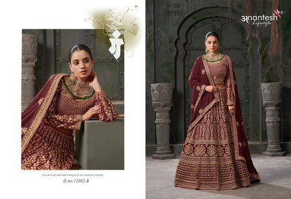 Nikaah The Wedding Vibes Vol 1 Anantesh Georgette Readymade Lehenga Choli Exporter India