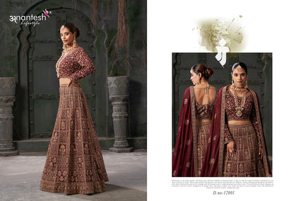 Nikaah The Wedding Vibes Vol 1 Anantesh Georgette Readymade Lehenga Choli Exporter India