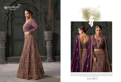 Nikaah The Wedding Vibes Vol 1 Anantesh Georgette Readymade Lehenga Choli Exporter India