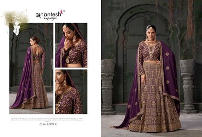 Nikaah The Wedding Vibes Vol 1 Anantesh Georgette Readymade Lehenga Choli Exporter India