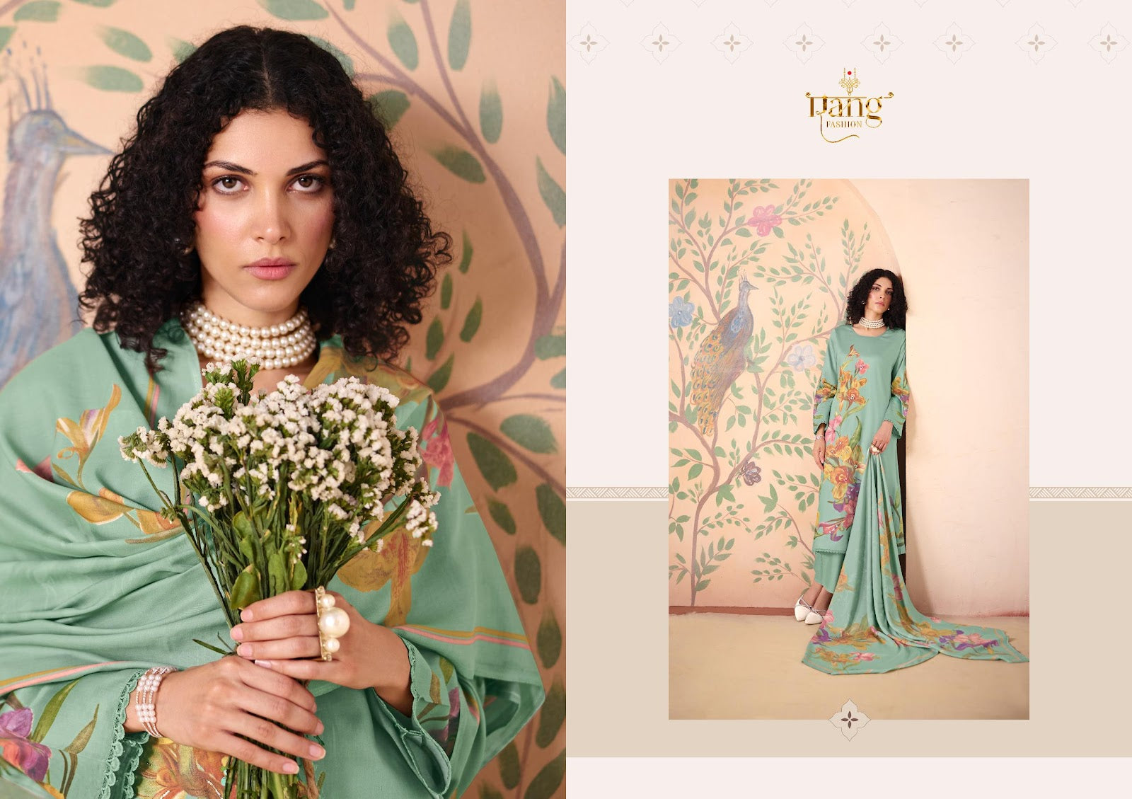 Nikhaar Rang Fashion Jaam Cotton Pant Style Suits Supplier
