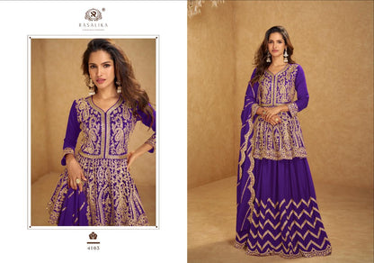 Nikhaar Rasalika Chinnon Silk Readymade Lehenga Choli Wholesale